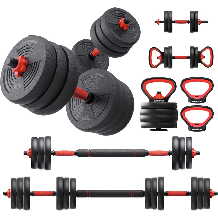 Kettlebell - Juego de mancuernas ajustables, juego de