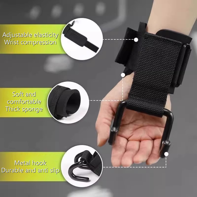【F】2 unidades de ganchos para  - Weightlifting Gloves reseña y precio
