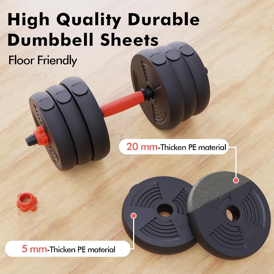 Juego de mancuernas ajustables - Kettlebell reseña y precio